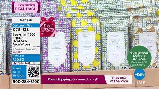 You are watching Beekman 1802 Bath & Body Gifts - All On Free Shipping on HSN.💙📺 Shop the show here: https://bit.ly/3KqetWt Catch up on the shows you missed and discover where shopping comes alive on the QVC & HSN Streaming Service: https://bit.ly/HSNplus | HSN