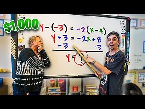 Giving Teachers $1,000 If They Can Answer This Question...