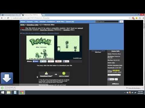 How to get GBC Game Boy Color Emulator & ROM on PC Windows 8 (*Updated Rom)