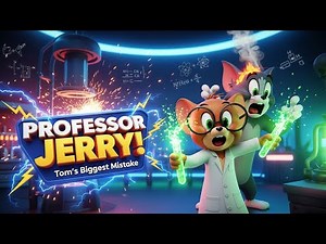 Professor Jerry’s Crazy Science Lab! 🧪 | Tom & Jerry 3D Cartoon Adventure