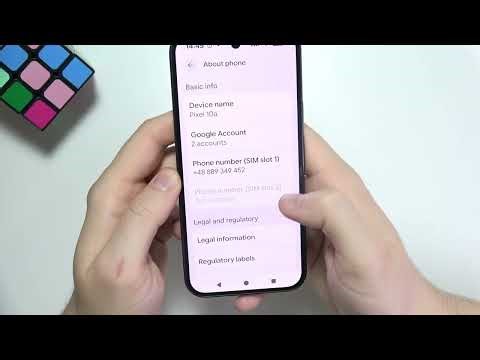 Pixel 10a: How to Locate EID Number