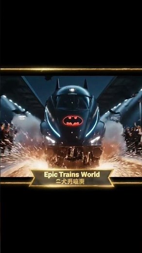 Inside the Batman Train 🦇🚆✨ | A Journey Through Gotham 🌃🔥