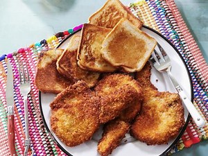 Panko Fried Pork Chops with Texas Toast