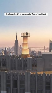 Would you ride it? 🏙️ Set to open this October, ‘Skylift’ a new open-air glass platform will lifts visitors 3 stories above Top of the Rock’s uppermost rooftop terrace and 900 feet above the city streets. Full info here 👉 https://link.bucketlisters.com/SZ52 | New York Bucket List