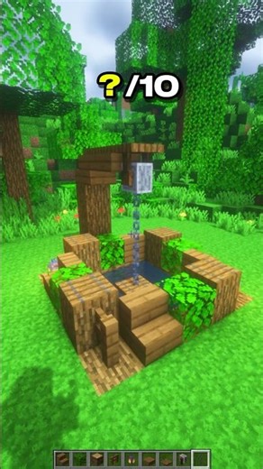 How to Make a Rustic Well in Minecraft 🪵 | CupSapling