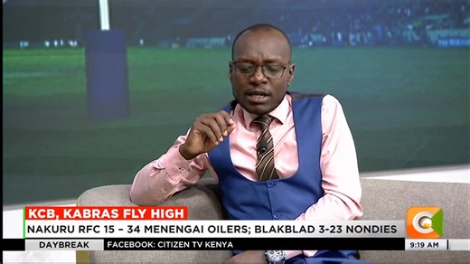 3.6K views · 88 reactions | KCB, Kabras fly high: Kenya Cup matches entered week 4. Nakuru RFC 15 – 34 Menengai Oilers; BlakBlad 3-23 Nondies Strathmore Leos 5- 45 Kabras Sugar; Mwamba 22-80 KCB RFC. Harlequins 48-12 Impala; Kisumu 38-9 South Coast Pirates #SportyMonday | Citizen TV Kenya | Facebook