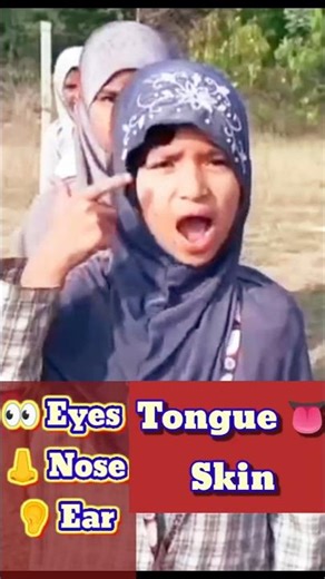 First Class students Activity presented by Sense organs