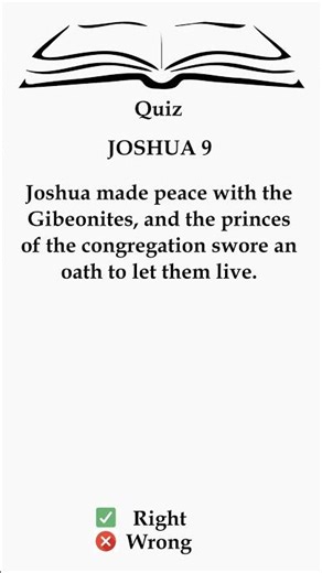 Joshua 9: The UNBREAKABLE OATH That Shook Israel! 📜🛡️