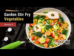 SNAP-Ed NY - Garden Stir-Fry Vegetables with Tofu