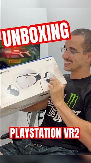Unboxing PlayStation VR2 and testing it in GT7: indescribable feeling (I almost fainted 🤮) #psvr2...