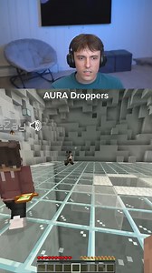 Aura Droppers 🤯 #Minecraft #reels #MinecraftVillageBuild | Drrdonuttwow Gamer