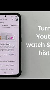 How to Turn Off Search and Watch History on YouTube - Clear youtube watch and search history