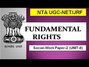 UNIT-8 Social Justice (fundamental right part 1) Social Work paper-2 #NET-JRF