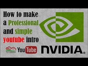 How to make a professional youtube intro with a simple ideas 2017 Full HD