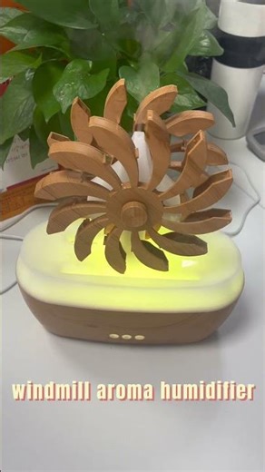 Windmill Aroma Humidifier Review | Calming Desk Decor for Relaxation ✨