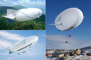 Flying Whales Hybrid Airship Can Be Used to Transport Cargo to Remote Locations