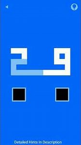 Blue Level 29 Walkthrough Hints (Bart Bonte) Detailed