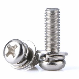 [Hot Item] Cross Pan Head Screw Assemblies GB9074 Cross Recessed Anchor Bolt with Washer