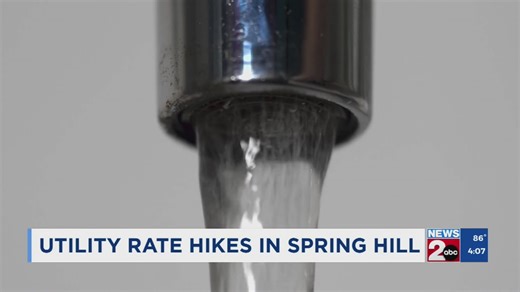 Utility rate hikes in Spring Hill, TN
