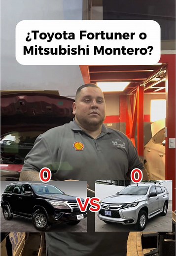 Comparativa entre Toyota Fortuner y Mitsubishi Montero Sport