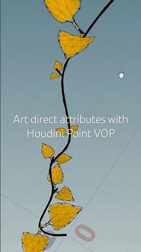 Here's how you can use Houdini's Point VOP to art direct attributes for instanced geometry.