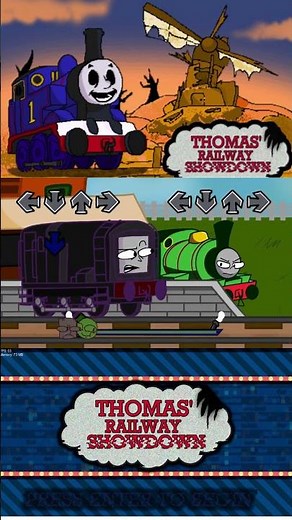 Friday Night Funkin' Vs Thomas' Railway Showdown #fnf #shorts #fridaynightfunkin #thomasthetrain