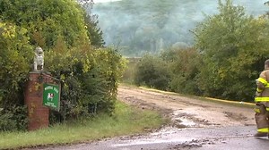 Fire damages home and barn on farm in Sharon