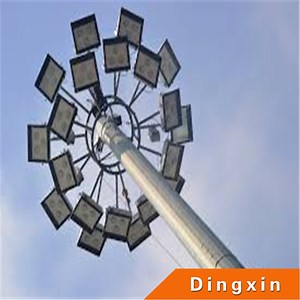 [Hot Item] Manufacture for 30m High Mast Lighting Tower, Used for High Mast Pole Tower as Stadium Lights