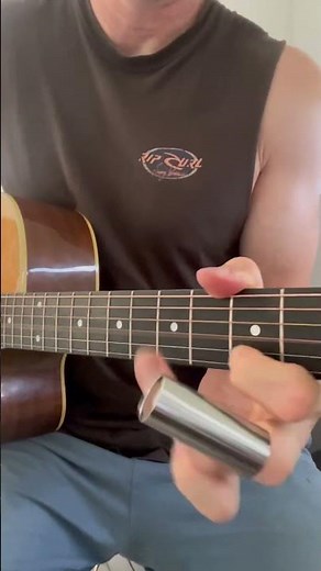 Slide Guitar with SECOND Finger + Power Chord Trick 🎸