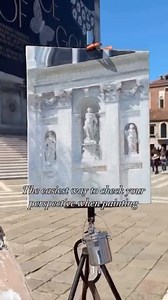 7K views · 75 reactions | Check your perspective by viewing your painting at an angle—crooked lines will stand out, making it easier to spot mistakes. Parallel lines should recede to a single point with even spacing. Via: @artartluther  Artwork: Perspective Tip for Buildings Art by: @patrickokra Remarks by: @paolaportfolio #artworkanalysis #paolaluther Art lessons: @therealatelier  | Paola Luther Art | Facebook