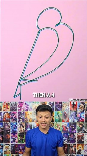 Draw a Bird Using Only Numbers! 🐤