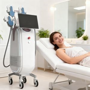 [Hot Item] 4 Handles High Power Body Slimming EMS Shaping Electronic Muscle Stimulator EMS Slim Muscle Sculpting Machine