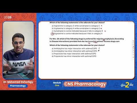 2nd Practical session : Drug Interactions | 2nd year (ASU)