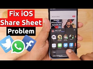 WhatsApp NOT SHOWING in iOS Share Sheet Problem [FIX] 🔥