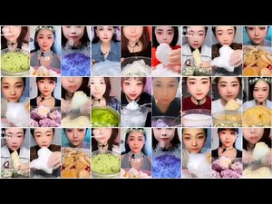 | only bites| dry and crunchy ice eating compilation|