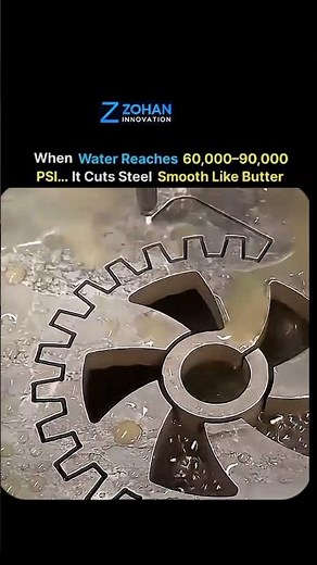 Water Jet Cutting 60,000–90,000 PSI – How Water Slices Steel Like Butter