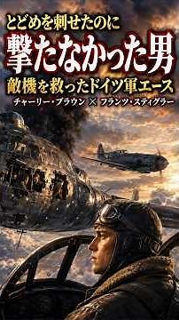【チャーリー・ブラウンとフランツ・スティグラー】敵機を撃たなかったドイツ軍エース｜大空の奇跡