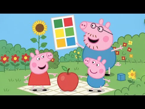🎨 Peppa Learns Colors! 🌈🐷 | Peppa Pig Funny Animation