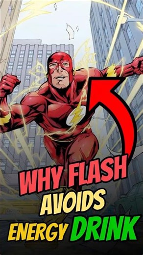 Why The Flash Can’t Handle Energy Drinks (Shocking Comic Reveal!)#TheFlash #DCComics #SpeedForce