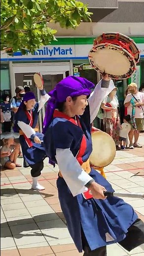 一万人のエイサー踊り隊・⑤那覇太鼓・サイオン広場_国際通り_那覇市_沖縄県・・・Kokusai_Street・Naha・Okinawa(20220807)