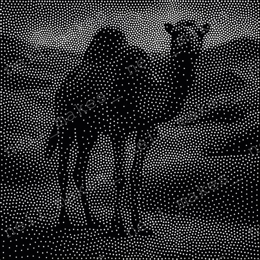 Camel in the Desert Sands Vector Image CNC Router Project / Laser Engraving File Download (svg, Dxf & Png Files) - Etsy