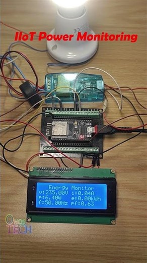 ESP32 + PZEM-004T to Node-Red || Voltage, Power & PF on an LCD [IIoT Short Tutorial]