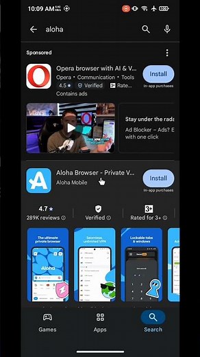 How to install Aloha browser app? #smartphone #update #tech