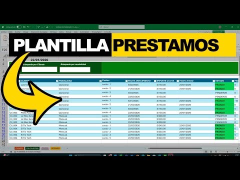 Excel Template for Lenders: Automatically Track Loans, Installments, and Payments