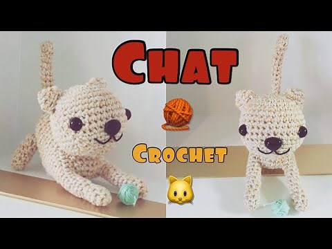 Little Crochet Cat - Amigurumi - Tutorial in French - Instructions - Sheet - Gato - Cat