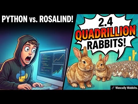 2 Rabbits → 2.4 QUADRILLION in 3 Years? 🐰💥 Rosalind Fibonacci Problem Solved | Bioinformatics Coding