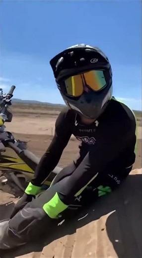 The biker can’t jump off the ramp. #motorcycle #shorts #funny