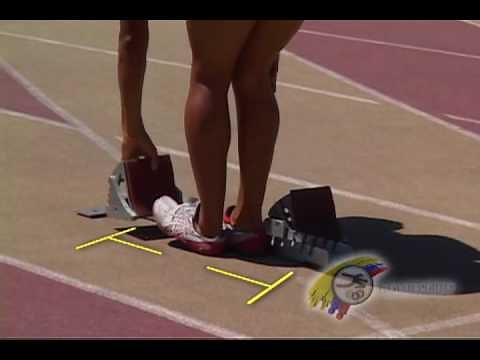 COLOCACION DE LOS TACOS - Carreras con Vallas