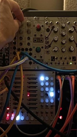 13B techno track modular synth tutorial - Applying pitch modulation