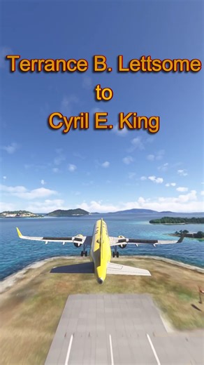 Visited Airports on Instagram: "Spirit A320 | TUPJ to TIST ✈️ Stunning Island Hop Over the Caribbean 🌴💛 Take off with Spirit Airlines’ Airbus A320 as we hop from TUPJ (Tortola) to TIST (St. Thomas) over the breathtaking Caribbean! 🌊🌴 Watch crystal-blue waters, sunny skies, and a smooth island approach captured in this quick yet cinematic flight moment. Perfect for aviation lovers, island travelers, and MSFS fans! ✈️ Route: TUPJ ➜ TIST ☀️ Weather: Clear Caribbean vibes 📸 View: Cockpit / Exte